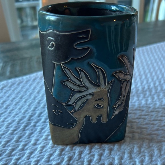 MARA STONEWARE COLLECTION - One 10 Ounce Mug Coffee Wild Horses Design - Picture 4 of 16